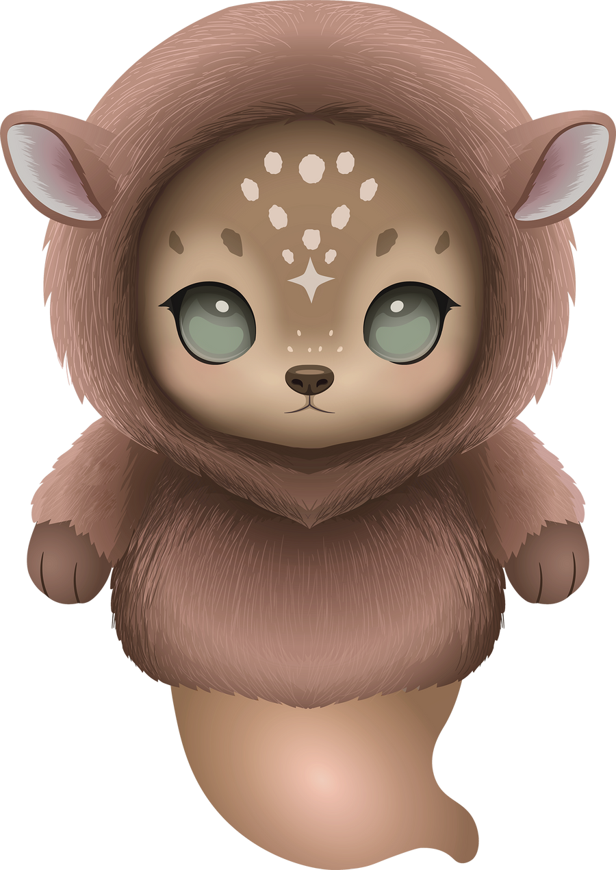 Quil, a Forest Spirits plush charm