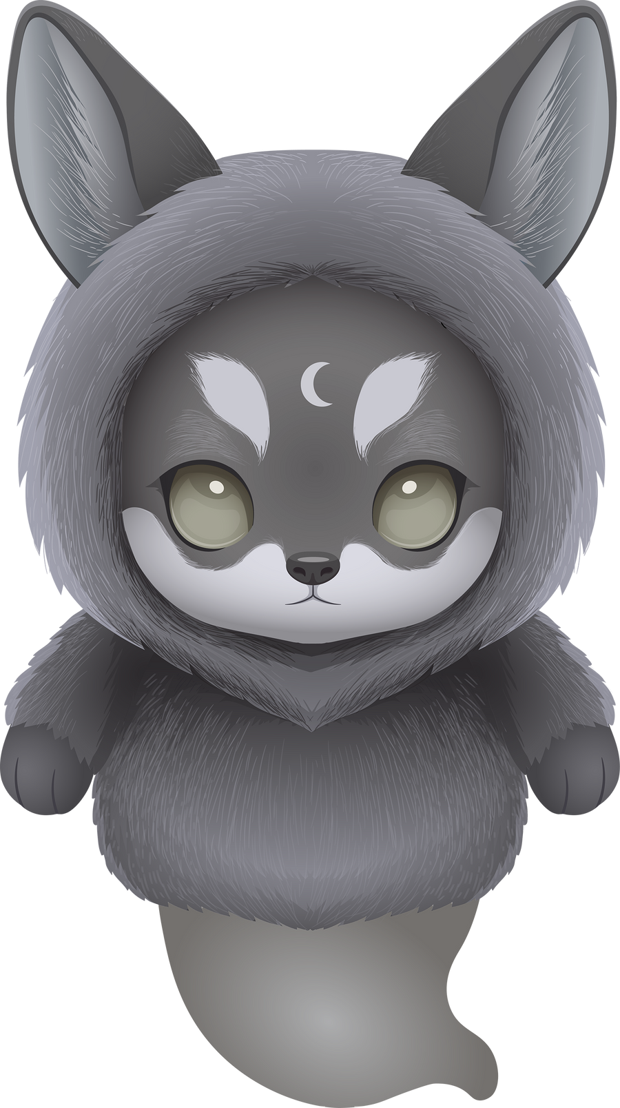 Zoka, a Forest Spirits plush charm